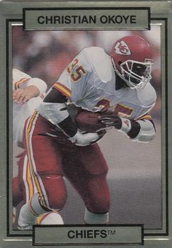 1990 Action Packed #116 Christian Okoye Front