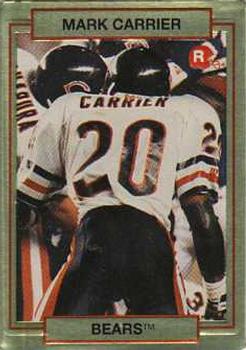 1990 Action Packed Rookie/Update #30 Mark Carrier Front