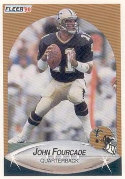 1990 Fleer #186 John Fourcade Front