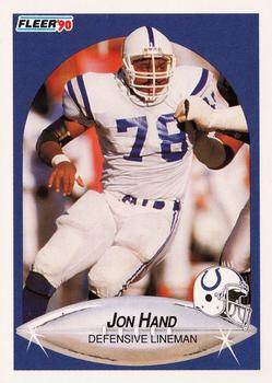 1990 Fleer #230 Jon Hand Front