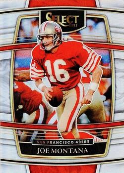 2021 Panini Select - Silver Prizm #36 Joe Montana Front