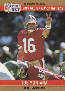 1990 Pro Set #2 Joe Montana Front