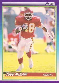 1990 Score #137 Todd McNair Front