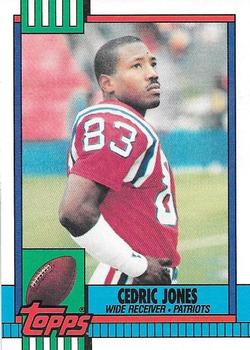 1990 Topps #424 Cedric Jones Front