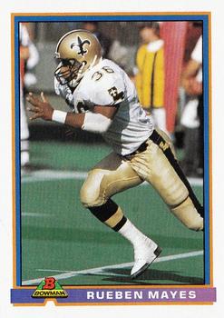 1991 Bowman #352 Rueben Mayes Front