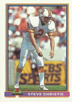 1991 Bowman #516 Steve Christie Front