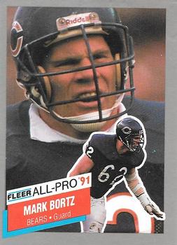 1991 Fleer - All-Pro '91 #4 Mark Bortz Front