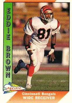 1991 Pacific #61 Eddie Brown Front