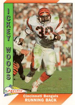 1991 Pacific #75 Ickey Woods Front