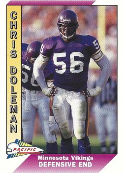 1991 Pacific #287 Chris Doleman Front