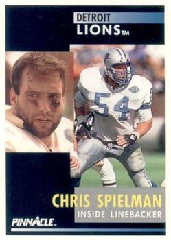 1991 Pinnacle #270 Chris Spielman Front