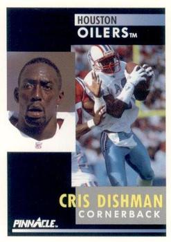 1991 Pinnacle #62 Cris Dishman Front