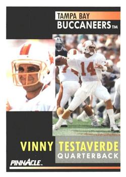 1991 Pinnacle #93 Vinny Testaverde Front