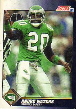 1991 Score #536 Andre Waters Front
