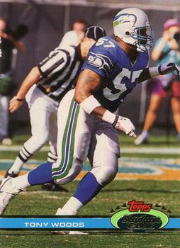 1991 Stadium Club #139 Tony Woods Front