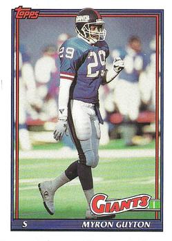 1991 Topps #34 Myron Guyton Front