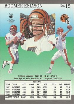 1991 Ultra #15 Boomer Esiason Back