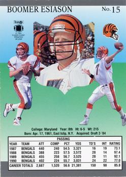 1991 Ultra #15 Boomer Esiason Back