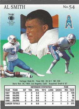 1991 Ultra #54 Al Smith Back