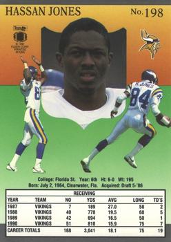 1991 Ultra #198 Hassan Jones Back