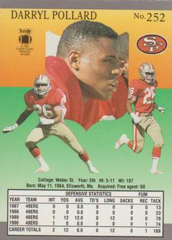 1991 Ultra #252 Darryl Pollard Back