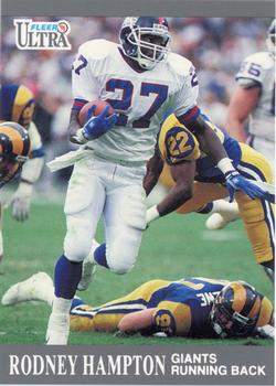 1991 Ultra #218 Rodney Hampton Front