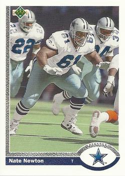 1991 Upper Deck #667 Nate Newton Front