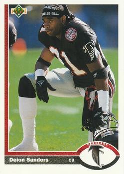 1991 Upper Deck #154 Deion Sanders Front