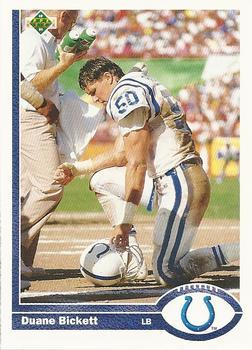 1991 Upper Deck #177 Duane Bickett Front