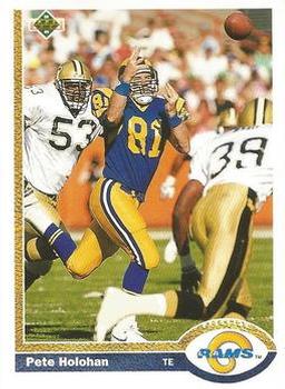 1991 Upper Deck #182 Pete Holohan Front