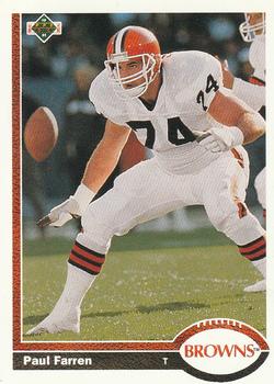 1991 Upper Deck #308 Paul Farren Front