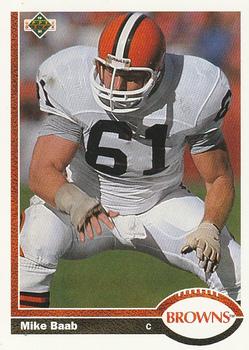 1991 Upper Deck #306 Mike Baab Front