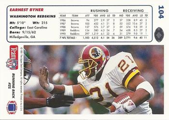 1991 Upper Deck #104 Earnest Byner Back