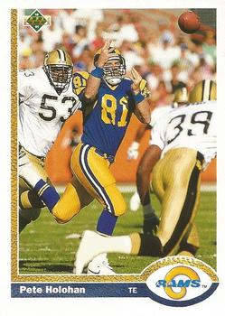 1991 Upper Deck #182 Pete Holohan Front