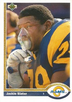 1991 Upper Deck #184 Jackie Slater Front