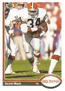 1991 Upper Deck #225 Kevin Mack Front