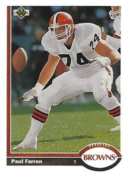 1991 Upper Deck #308 Paul Farren Front