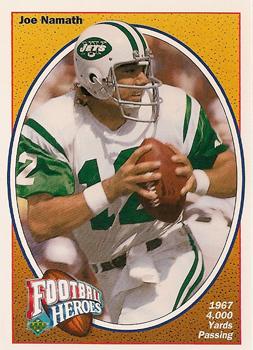 1991 Upper Deck - Football Heroes: Joe Namath #12 Joe Namath Front