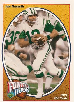 1991 Upper Deck - Football Heroes: Joe Namath #16 Joe Namath Front