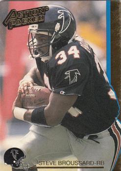 1992 Action Packed #1 Steve Broussard Front
