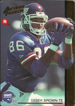 1992 Action Packed Rookie/Update #47 Derek Brown Front