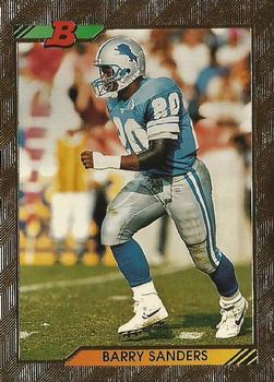 1992 Bowman #221 Barry Sanders Front