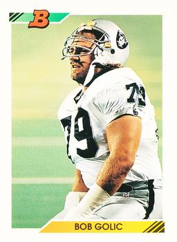 1992 Bowman #257 Bob Golic Front