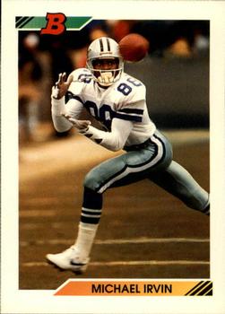 1992 Bowman #258 Michael Irvin Front