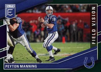 2022 Donruss Elite - Field Vision Green #FV9 Peyton Manning Front