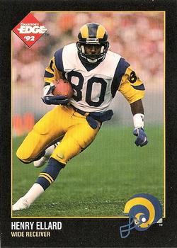 1992 Collector's Edge #86 Henry Ellard Front