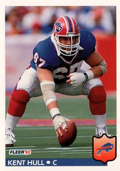 1992 Fleer #22 Kent Hull Front