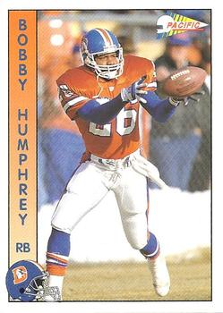 1992 Pacific #398 Bobby Humphrey Front
