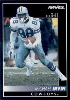 1992 Pinnacle #42 Michael Irvin Front