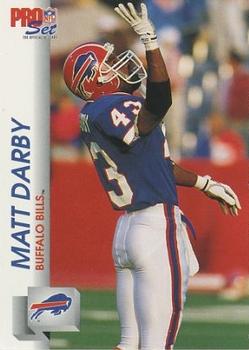 1992 Pro Set #439 Matt Darby Front